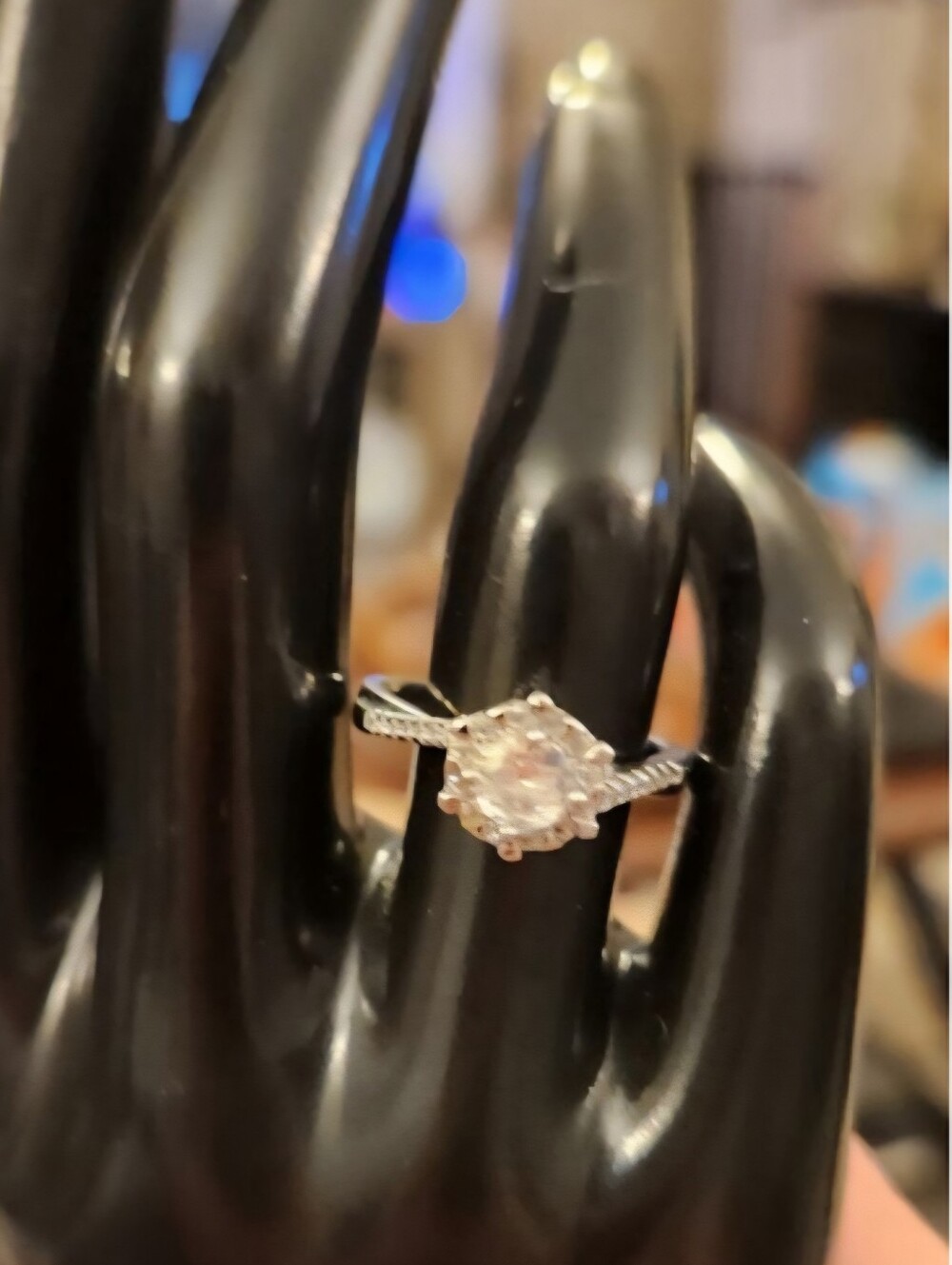 Giani Bernini Cubic Zirconia Halo Ring in Sterling Silver